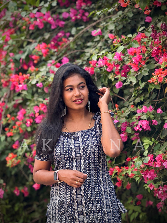 Cotton Bow Kurti