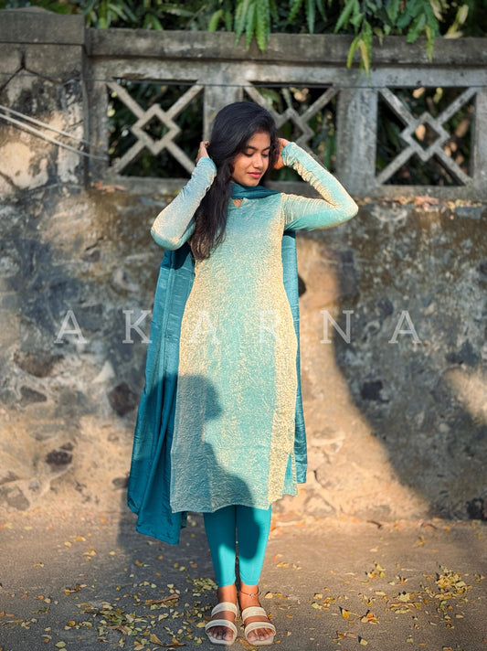 Sky Tissue kurti