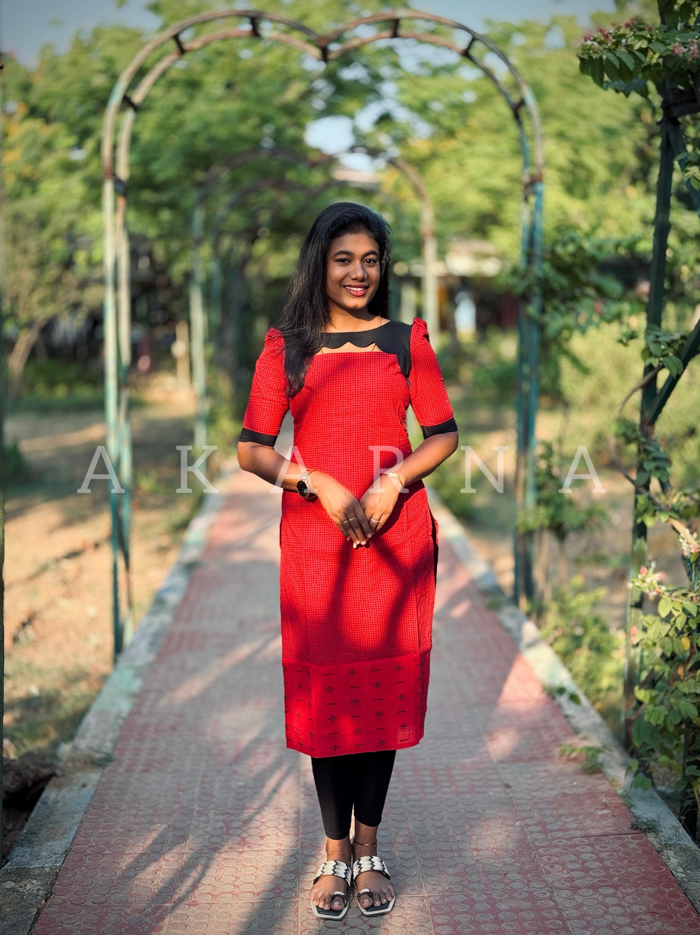 Cotton Checked Kurti