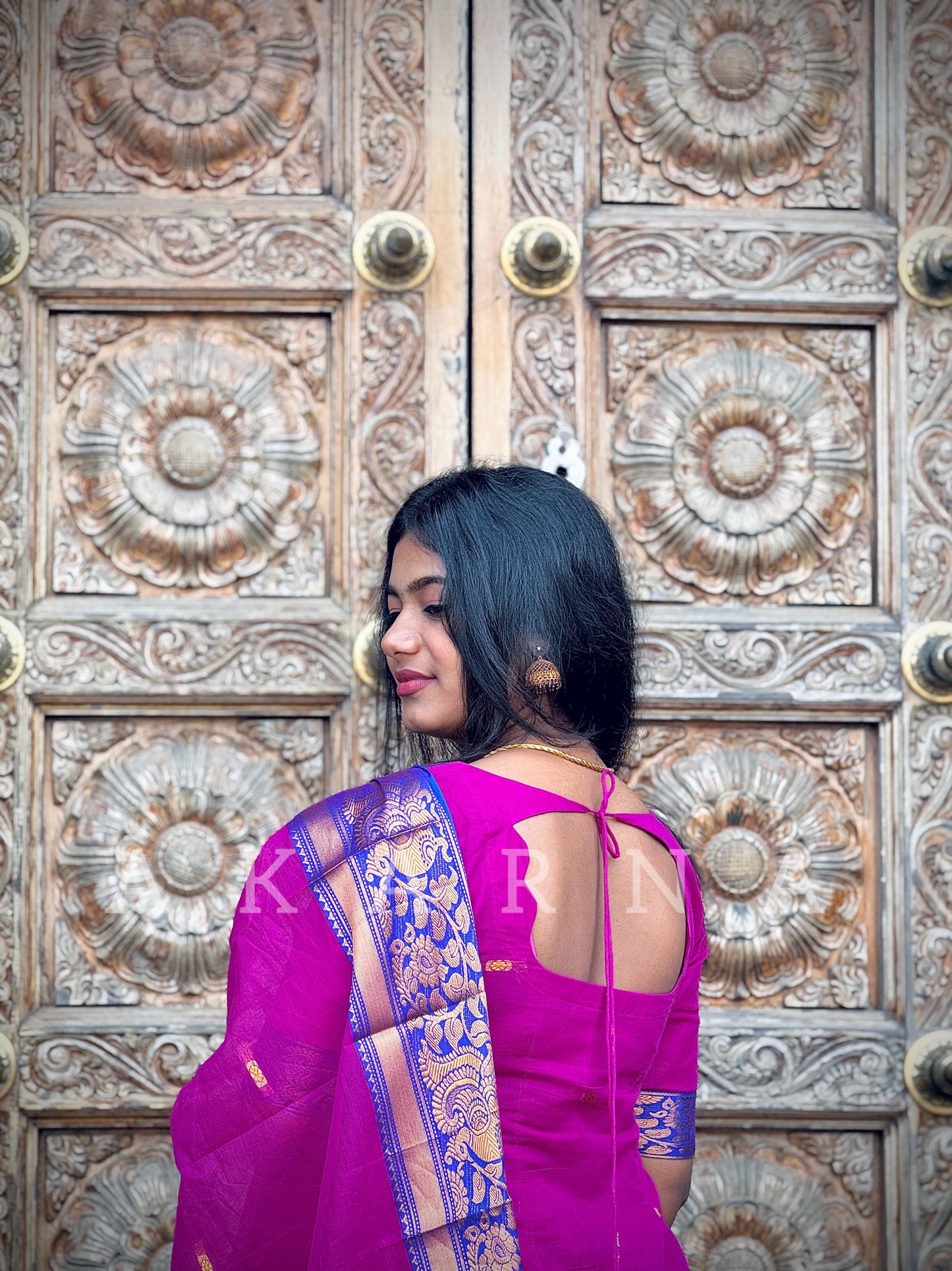 Narayanapet Cotton Kurti with Duppata